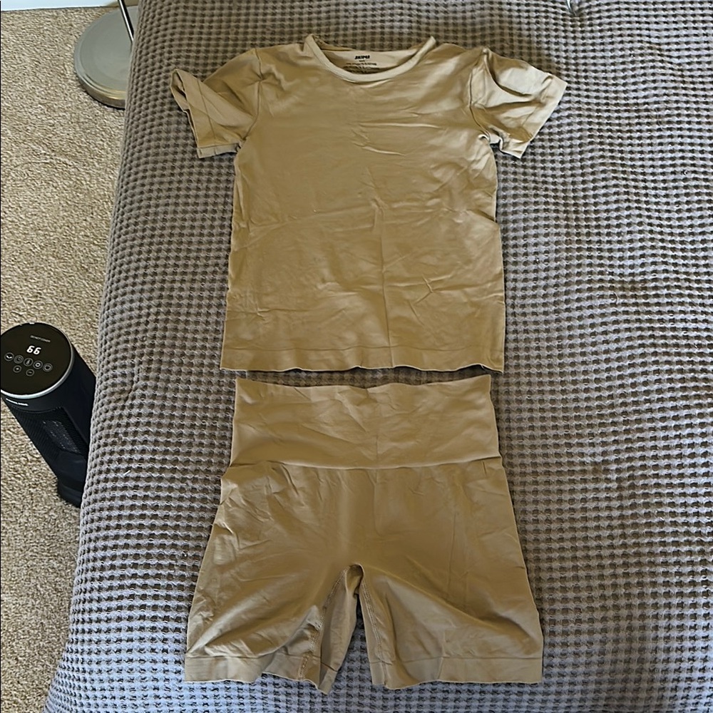 SKIMS Tan Intimates Pajama Set Soft